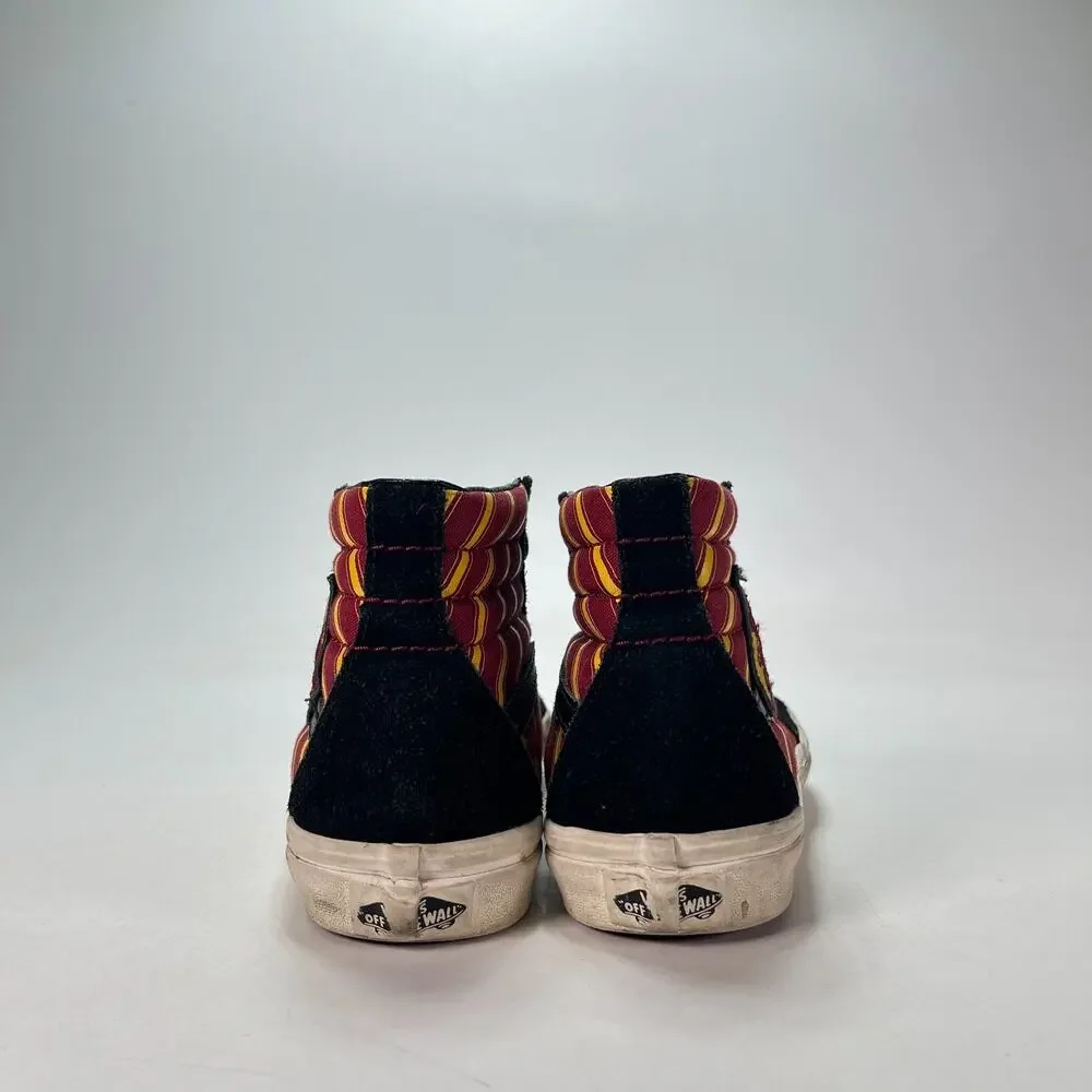 Vans Sk8-Hi x Harry Potter Gryffindor High Top Sneakers 721356 Youth Size 3.5